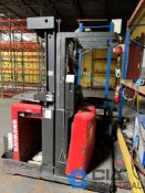 3,000 LB. RAYMOND MODEL EASI-OPC30TT ELECTRIC ORDER PICKER; S/N EASI-04-AJ34098, 204" LIFT HEIGHT,