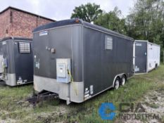 8' X 16' UNITED TANDEM AXLE ENCLOSED TRAILER WITH CONTENTS, STORAGE TANKS AND CONTROL PANEL; VIN #