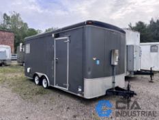 8' X 24' UNITED TANDEM AXLE ENCLOSED TRAILER WITH CONTENTS CONSISTING OF (2) GARDNER DENVER VLR400
