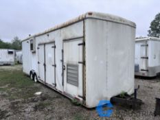 8' X 27' UNITED TANDEM AXLE ENCLOSED TRAILER WITH CONTENTS, 10/30 HP TRAVAINI LIQUID RING ROTARY