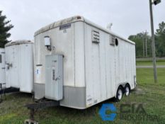 8' X 16' UNITED TANDEM AXLE ENCLOSED TRAILER WITH CONTENTS, GARDNER DENVER VLR500 VACUUM PUMP,