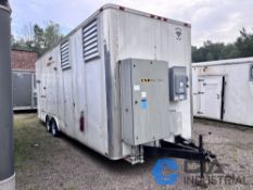8' X 24' DIAMOND CARGO TANDEM AXLE TRAILER ENCLOSED TRAILER, SIDE MAN DOOR WITH CONTENTS