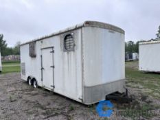8' X 24' UNITED TANDEM AXLE ENCLOSED TRAILER WITH CONTENTS, 20 HP TRAVAINI LIQUID RING ROTARY