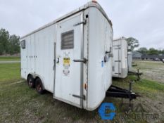 8' X 16' US CARGO TANDEM AXLE ENCLOSED TRAILER WITH CONTENTS, STEEL TANK; VIN N/A - **NO TITLE -