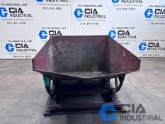 2 CUBIC YARD HERCULES MODEL JI-374 SELF DUMPING HOPPER - A loading fee of $25.00 (NO PACKING/