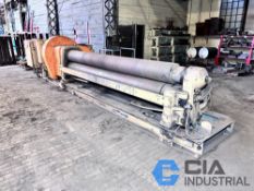 1/2" X 12' WEBB MODEL 9L-2A INITIAL PINCH PLATE ROLLS; NO. 15-WA-2, 13" DIA. ROLLS, 20 HP, PNEUMATIC
