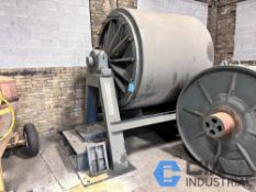 STEVCO 72" DIA. X 60" BALL MILL WITH HI-ALUMINA LINING - NO GEAR OR DRIVE