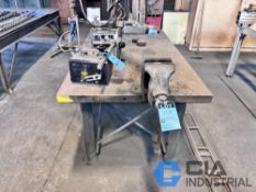 40" X 72" HD STEEL WELDING TABLE WITH 6" VISE
