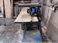 10' CRAFTSMAN RADIAL ARM SAW WITH 10' EXTENSION ON TABLE