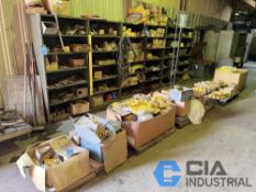 (LOT) LARGE QUANTITY OF NEW CATERPILLAR D6 THRU D9L AND D10 CRAWLER DOZER PARTS ON (8) SKIDS, (1)