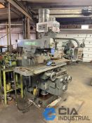 7.5 HP MILLPORT MODEL 7-1/2HV VERTICAL MILL; S/N 830005, 15" X 60" TABLE, ACU-RITE III DRO