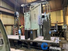 6" GRAY FLOOR TYPE HORIZONTAL BORING MILL; S/N N/A, 4.5 - 900 RPM, 50 TAPER SPINDLE
