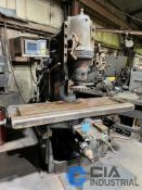 CINCINNATI NO. 4 DIAL TYPE VERTICAL MILLING MACHINE; S/N 8A4V1M, 18" X 72" TABLE, 21 - 480 RPM