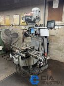 3 HP SEIKI 3VS VERTICAL MILLING MACHINE; S/N 12949, 10" X 50" POWER TABLE, SPINDLE SPEED 50-4,200,