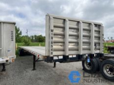 2018 - 48' GREAT DANE MODEL FLP-0023-00048 ALUMINUM FLOOR FLAT BED DUAL AXLE TRAILER; VIN #