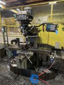 6 HP SEIKI XL VERTICAL MILL; S/N 2848, ACU-RITE MOLLMATE DRO, 48" X 10" POWER TABLE, SPINDLE SPEED