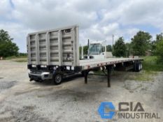 2018 - 48' GREAT DANE MODEL FLD-0024-00048 ALUMINUM FLOOR FLAT BED DUAL AXLE TRAILER; VIN #