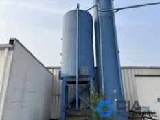 74" DIAMETER X APPROX. 20' HIGH SAND SILO ON PEDESTAL