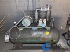 10 HP SINGLE STAGE HORIZONTAL TANK AIR COMPRESSOR