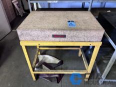 24" X 36" STARRETT GRANITE SURFACE PLATE
