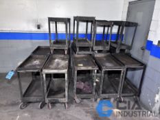 (LOT) (14) METAL CARTS