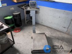 AVERY WEIGH-TRONIX MODEL 2M301-SDI MOBILE PLATFORM SCALE; S/N 152450557