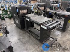 (LOT) 22" X 16" EASTLEY MODEL EM1622-TKVI L-BAR HEAT SEAL; S/N 15131622TK AND 18" X 7" EASTLEY MODEL