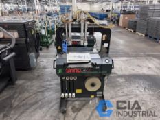 BAND-ALL MODEL BA48-50 BANDING MACHINE; S/N 12216150B, PNEUMATIC CLAMPS, 20" X 12" CAP