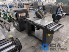 (LOT) 22" X 16" EASTLEY MODEL EM1622-TKVI L-BAR HEAT SEAL; S/N 11351622TPPK AND 18" X 7" EASTLEY
