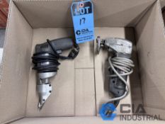 (LOT) KETT K-200 POWER SHEAR AND 18 GA. BLACK AND DECKER SHEAR