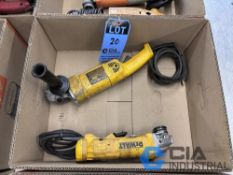 MISCELLANEOUS DEWALT ANGLE GRINDERS