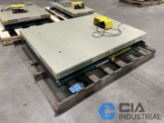 3,000 LB. X 48" X 64" SOUTHWORTH ELECTRIC SCISSOR LIFT TABLE, 110 VOLT