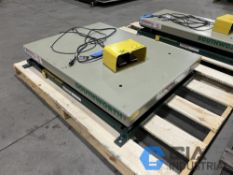 3,000 LB. X 36" X 48" SOUTHWORTH ELECTRIC SCISSOR LIFT TABLE, 110 VOLT