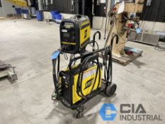 500 AMP ESAB ARISTO 500IX WELDER; S/N 941-132-0207, WITH ESAB ROBUST FEED U6 WIRE FEED