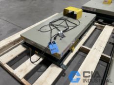 3,000 LB. X 36" X 48" SOUTHWORTH ELECTRIC SCISSOR LIFT TABLE, 110 VOLT