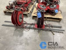 16" DIAMETER DOUBLE REEL AIR HOSE REELS