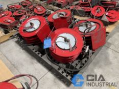 16" DIAMETER DOUBLE REEL AIR HOSE REELS