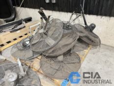28" DIAMETER WALL MOUNTED FANS