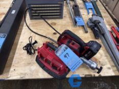 MILWAUKEE CORDLESS GREASE GUN WITH CHARGER