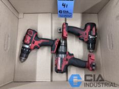 MILWAUKEE CORDLESS DRILLS - NO BATTERIES