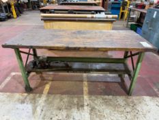 Wooden Workbench 30'' x 72'' x 34''