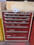 Tooling Cabinet W/Contents 36'' x 24'' x 46''