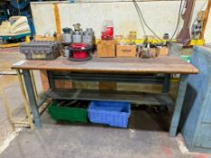 Workbench W/Contents 30'' x 72'' x 36''