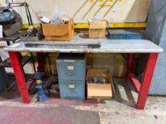 Workbench W/ Contents 30'' x 72'' x 35''