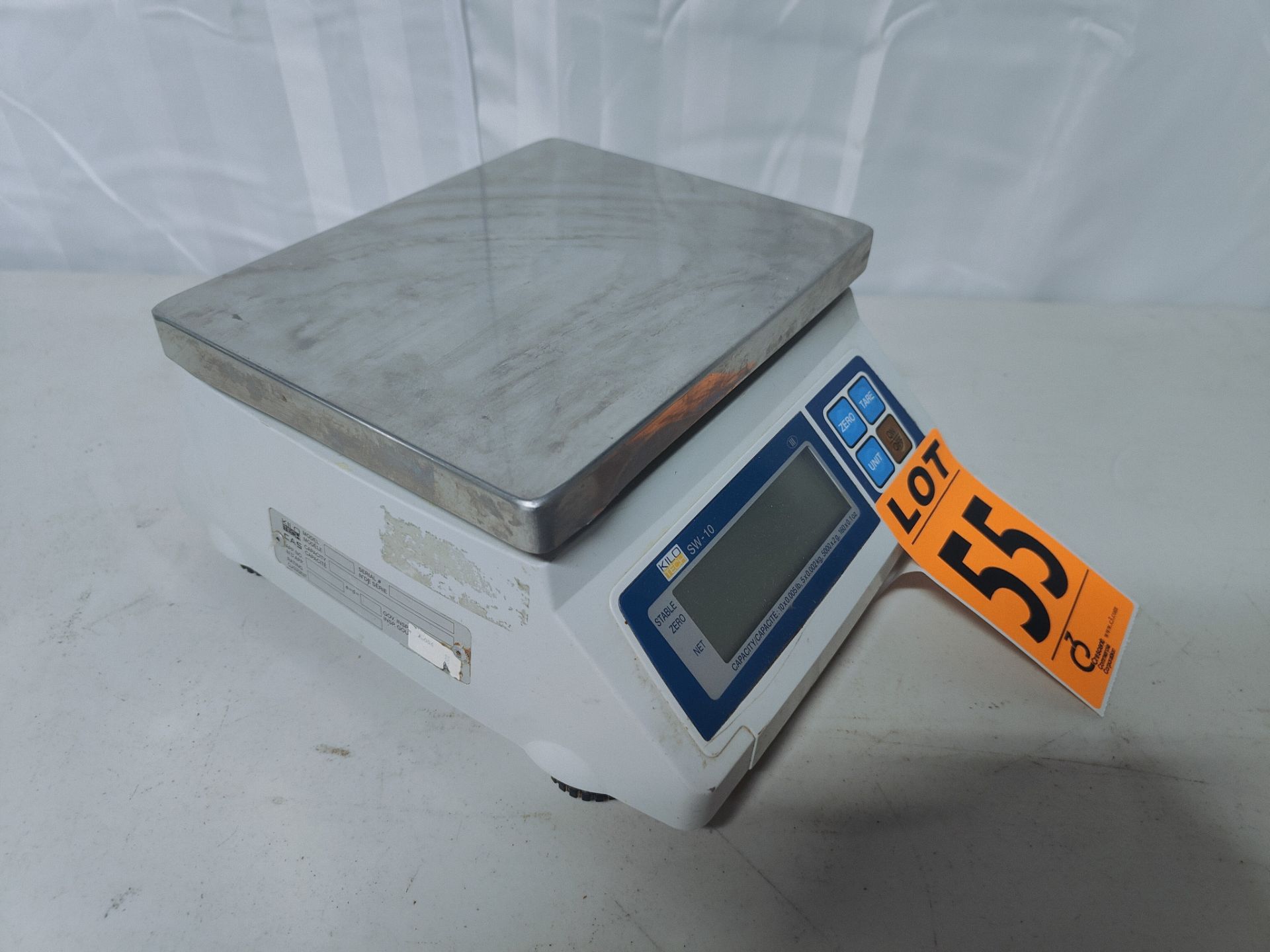 Kilotech Mod. SW-10 Digital Bench Scale Cap. 10 lb / 5 kg / 5000 g / 160 oz - Image 2 of 6