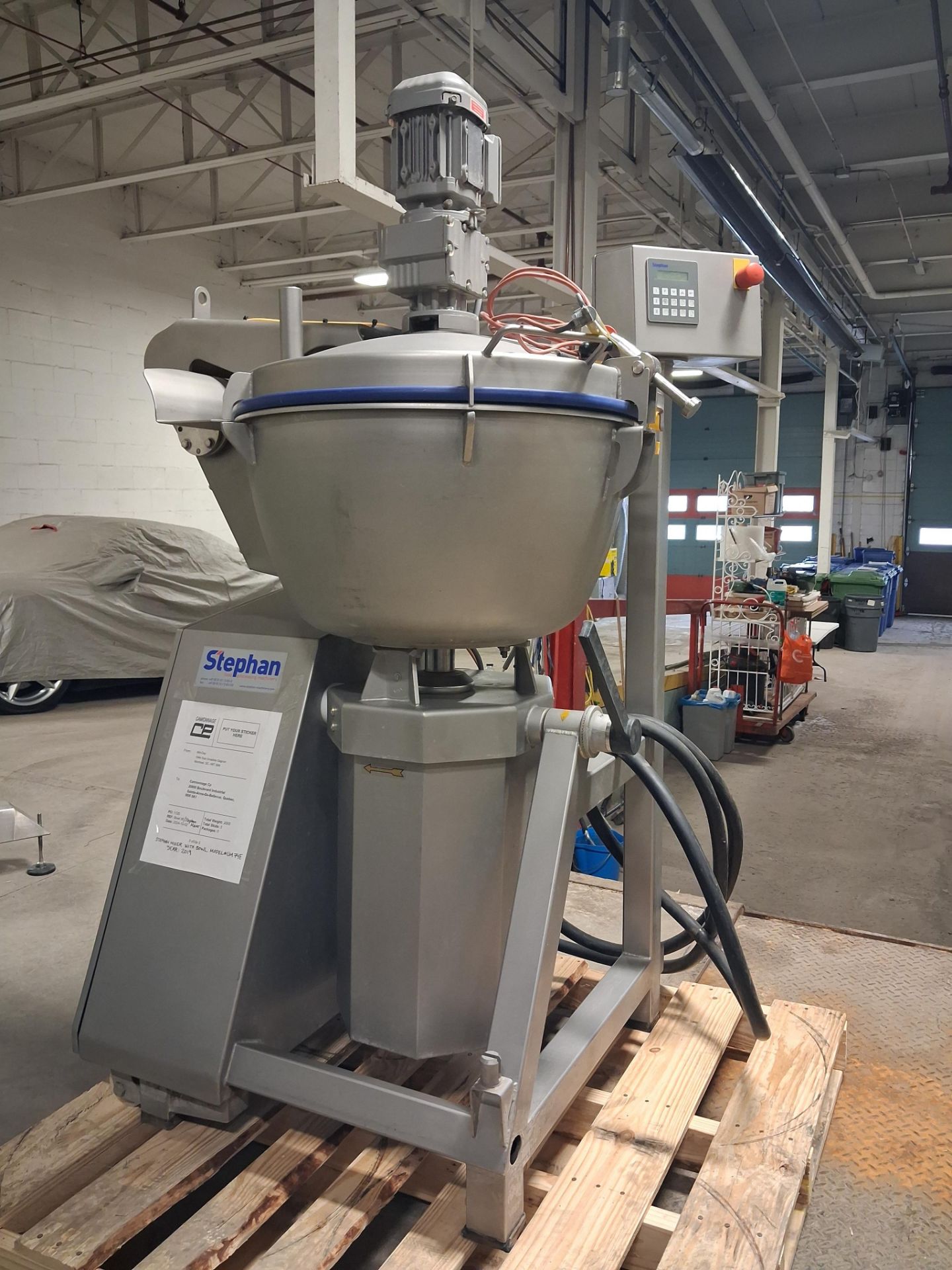 2019 Stephan Mod. UM-74-E Universal Machine Machine No: U1800673 Motor: 132L-4420 No. 8887739 Specs: - Image 3 of 11