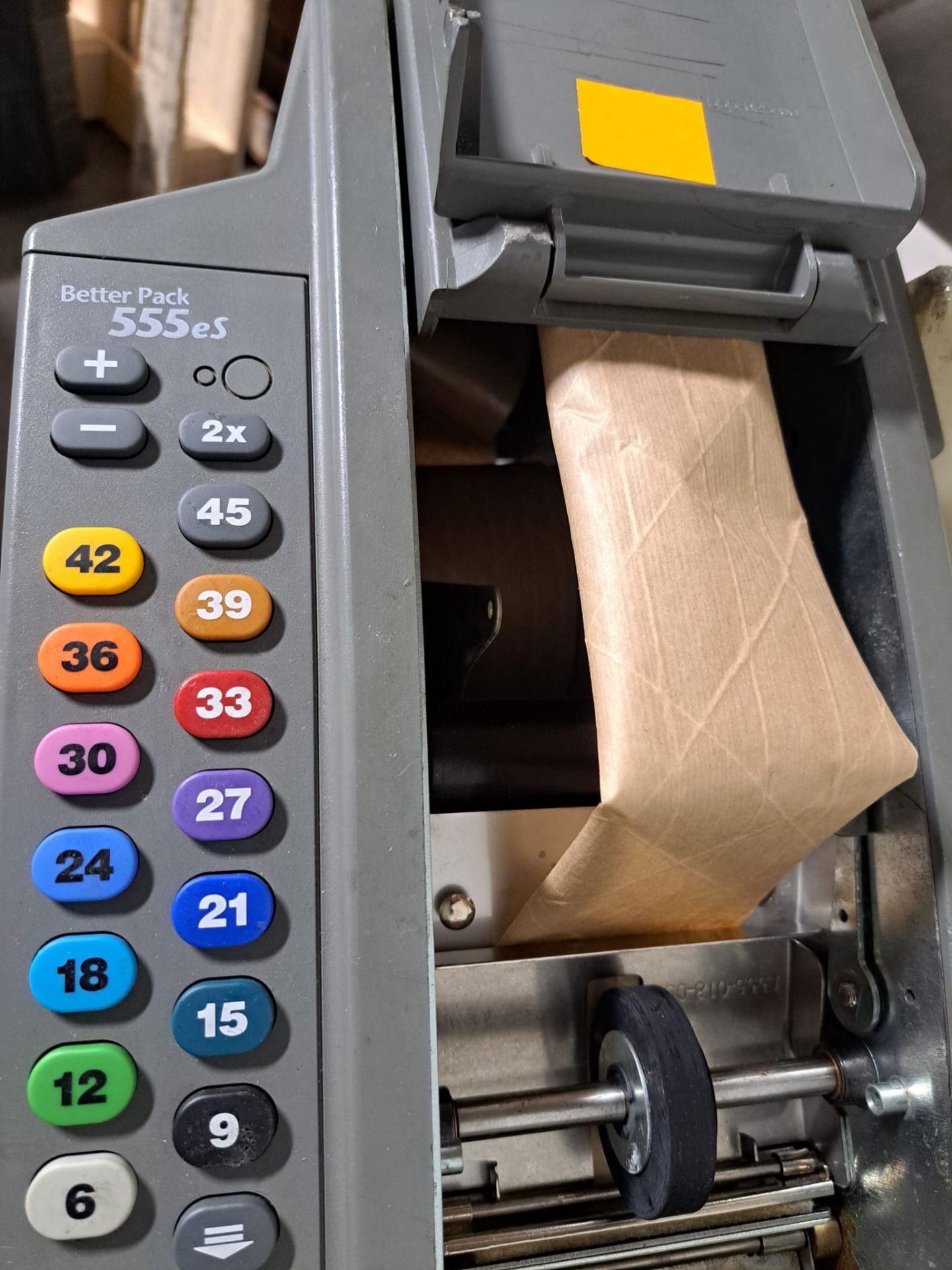 Better Packages Mod. 555eS Electronic Tape Dispenser Holds up to 1,000 ft rolls - Image 6 of 8