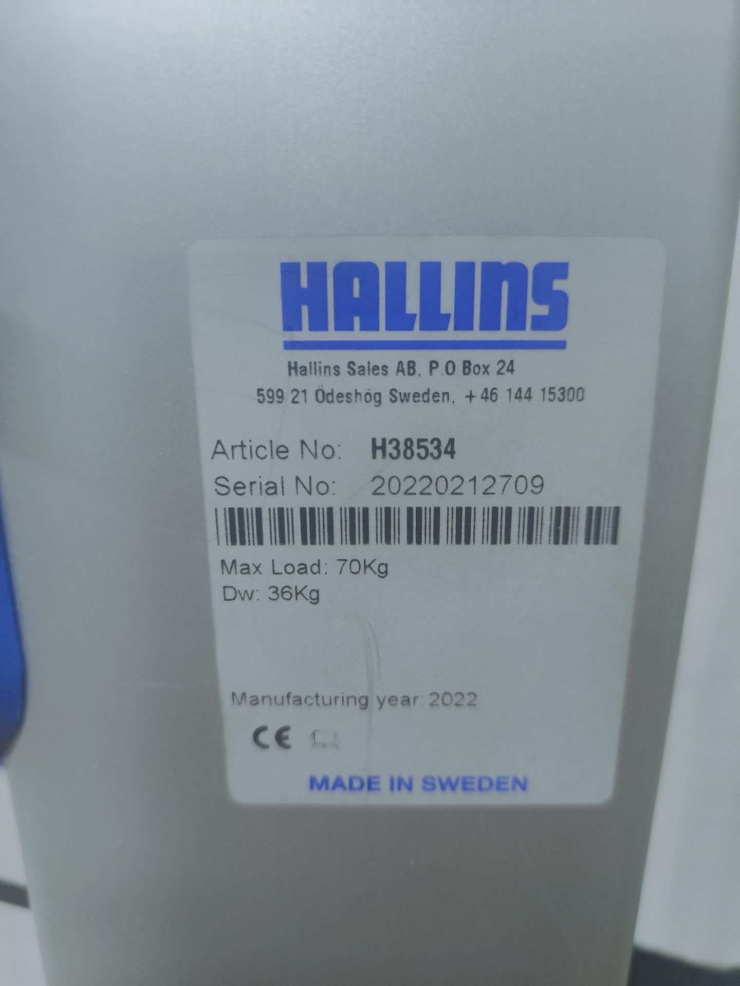 Hallins Newton Series Ergonomic Lifting Trolley Cap. 70 kg - Image 3 of 6