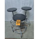 Lot of 3 Swivel Bar Stools