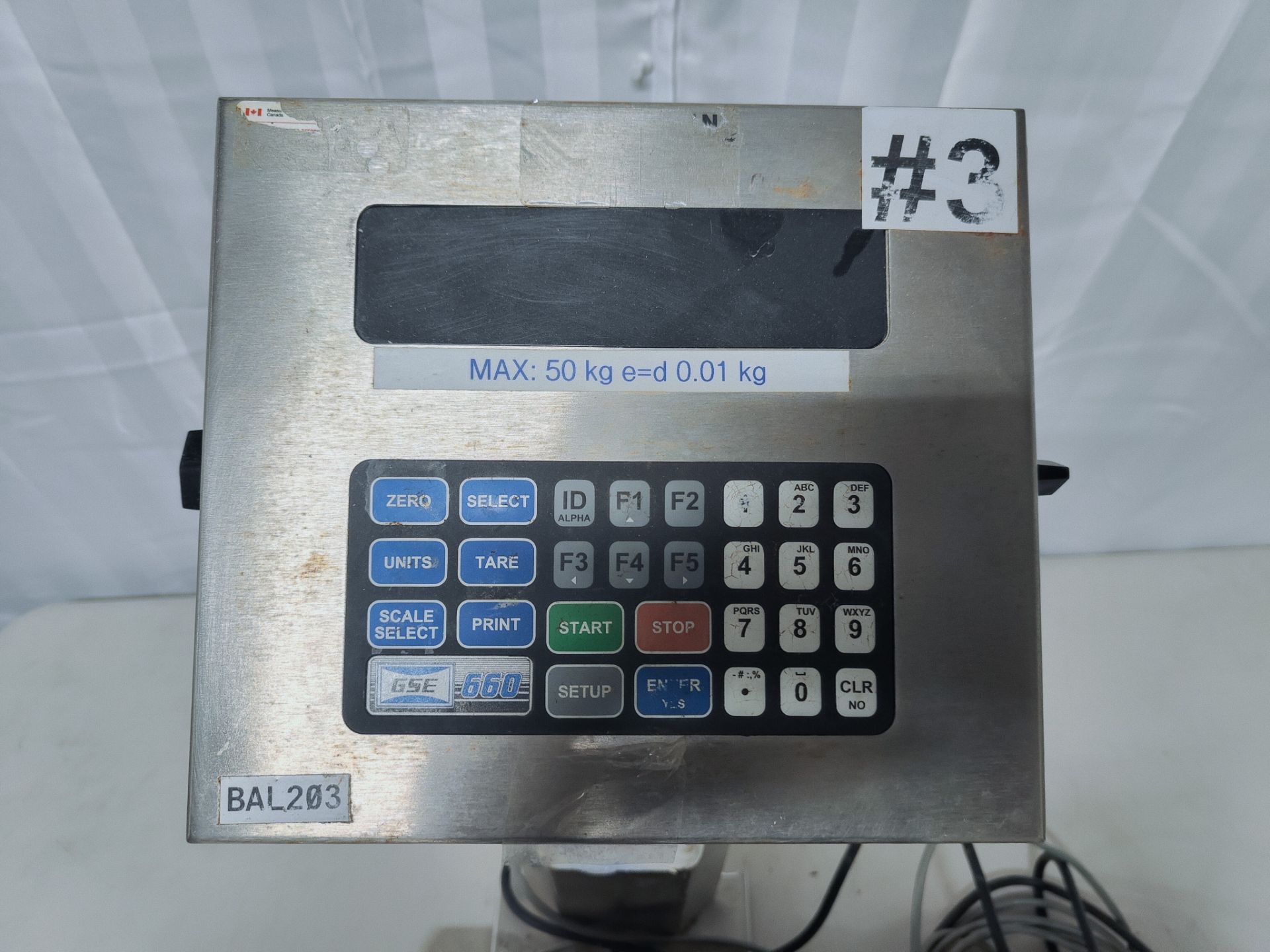 GSE Mod. 560 Series Digital Weight Indicator with Platform Cap. 50 kg - Image 6 of 6